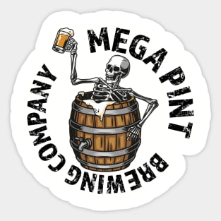 Mega Pint Brewing Company Sticker